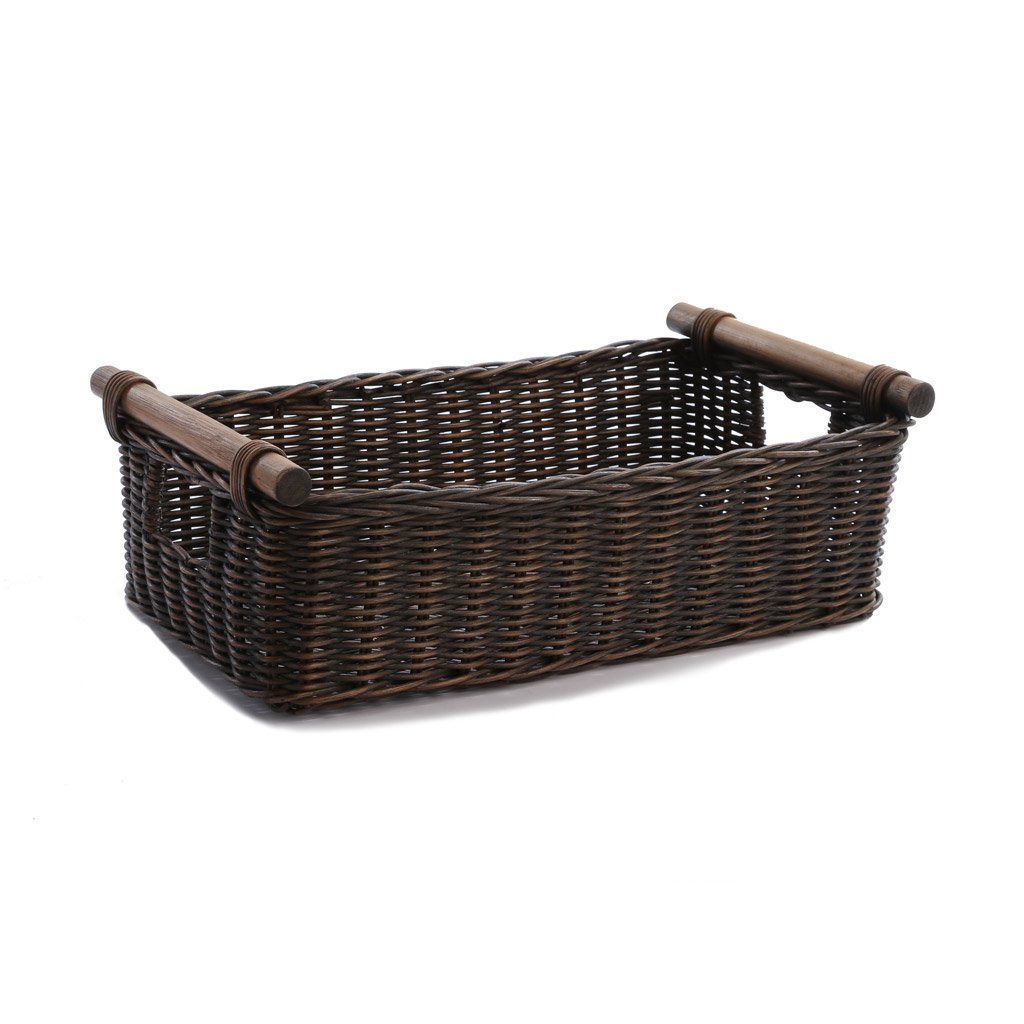 Everyday Low Pole Handle Woven Storage Basket - Image 3