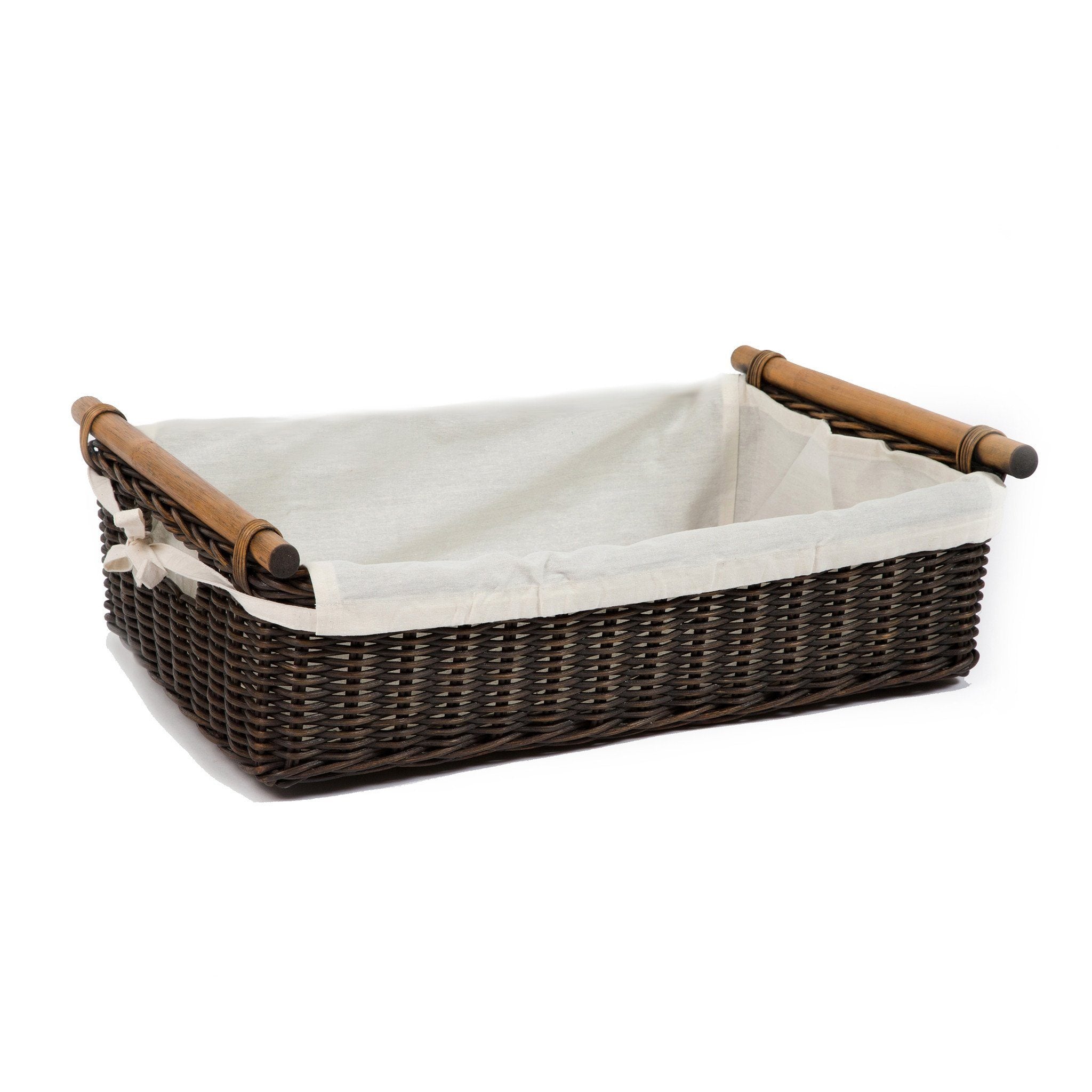 Everyday Low Pole Handle Woven Storage Basket - Image 4