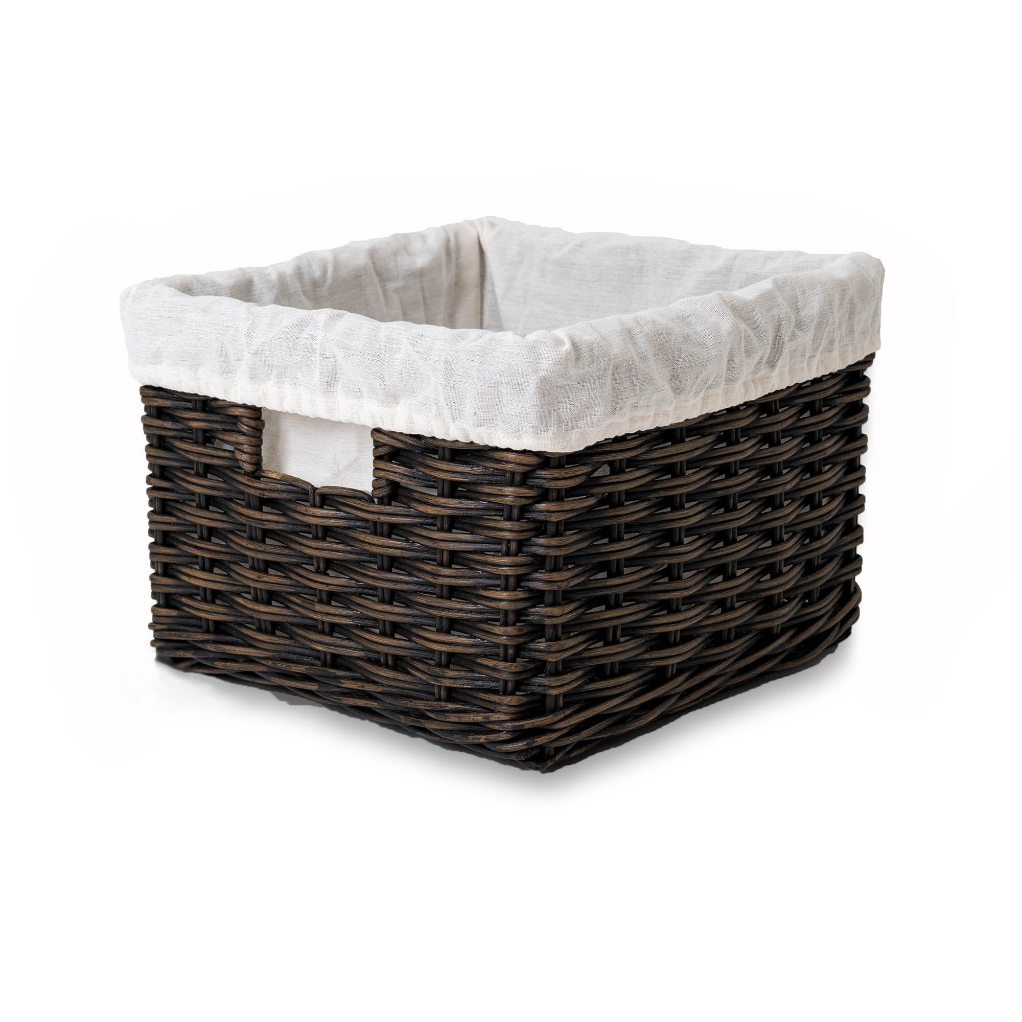 Refined Square Deep Woven Storage Basket - Image 9